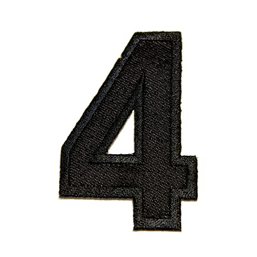 Amazon.co.jp: ワッペン 黒 大きい数字 0 1 2 3 4 5 6 7 8 9